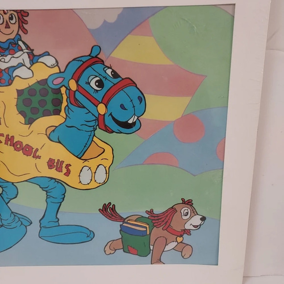 Vintage Raggedy Ann and Andy School Bus Art Print 11 x 14 inches - Picture 3 of 10